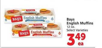 Safeway Bays english muffins offer