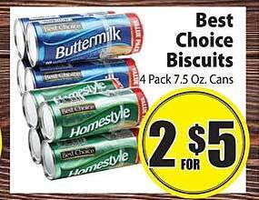 Best choice biscuits