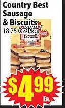 Food Giant Country best sausage & biscuits offer