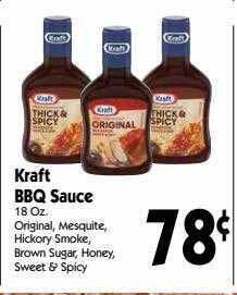 Food Giant Kraft bbq sauce offer