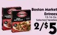 Food Giant Boston market entrees offer