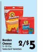 Food Giant Borden cheese offer