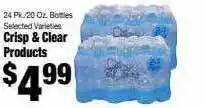 Food Giant Crisp & clear products offer