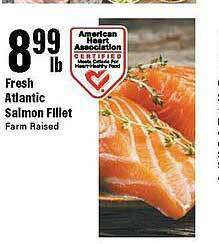 Big Y Fresh atlantic salmon fillet offer