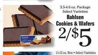 Morton Williams Bahlsen cookies & wafers offer