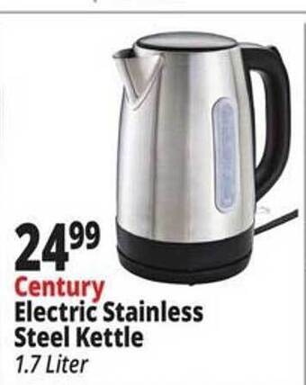 Ocean State Job Lot Century electric stainless steel kettle offer