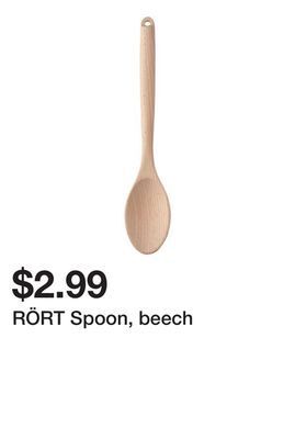 Ikea Rört spoon, beech offer