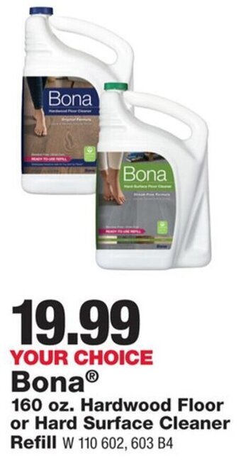 True Value Bona 160 oz. Hardwood Floor or Hard Surface Cleaner Refill offer