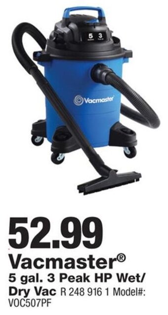 True Value Vacmaster 5 gal. 3 Peak HP Wet/Dry Vac offer