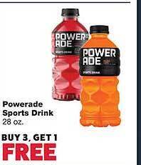 Powerade sports drink