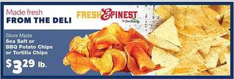 No Frills Supermarkets Sea salt or bbq potato chips or tortilla chips offer