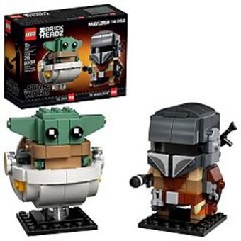 Kohl's Lego brickheadz star wars the mandalorian & the child 75317 lego set (295 pieces) offer