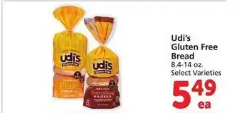 Safeway Udi's gluten free bread offer