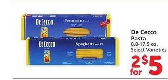 Safeway De cecco pasta offer