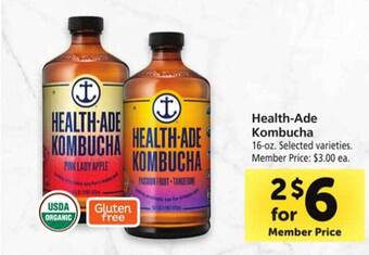 Safeway Health-ade kombucha offer