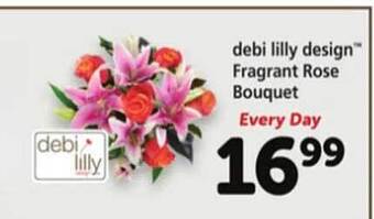 Safeway Debi lilly design fragrant rose bouquet offer