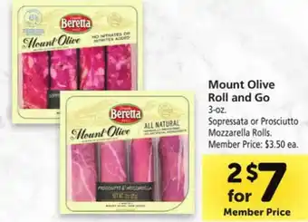 Safeway Mount olive roll and go offer