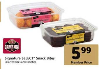 Safeway Signature select snack bites offer