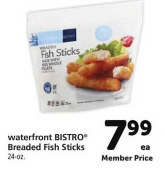 Safeway Waterfront bistro breaded fish sticks offer