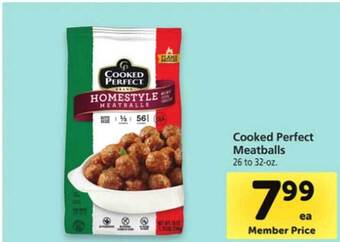 Safeway Cooked perfect meatballs offer
