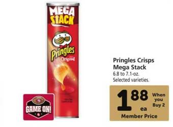 Safeway Pringles crisps mega stack offer