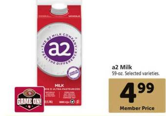 Safeway A2 milk offer