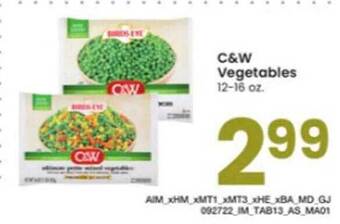 Albertsons C&w vegetables offer