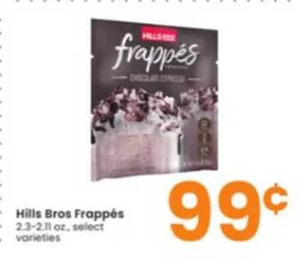 Albertsons Hills bros frappés offer