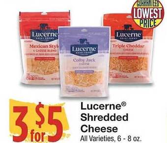 Amigos United Lucerne shredded cheese offer