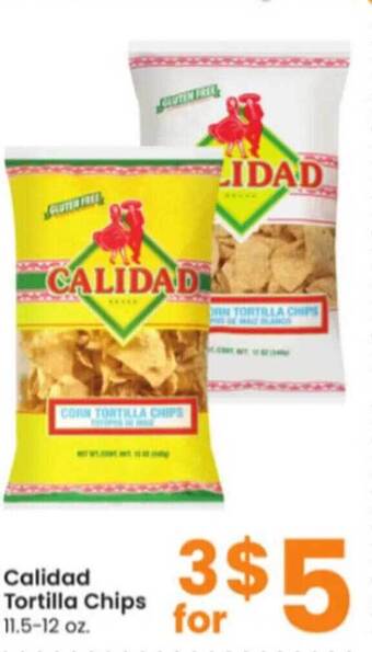 Albertsons Calidad tortilla chips offer