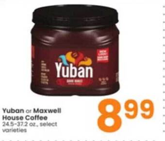 Albertsons Yuban or maxwell house coffee offer