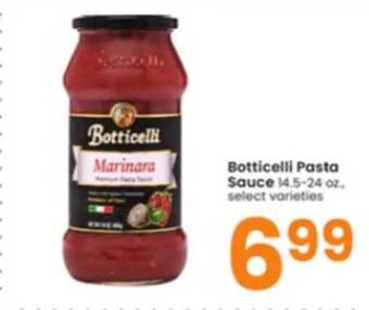 Albertsons Botticelli pasta sauce offer