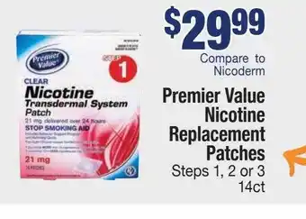 Kinney Drugs Premier value nicotine replacement patchers offer