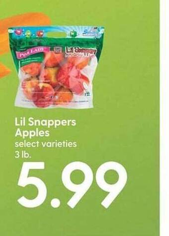 Hy-Vee Lil snappers apples offer