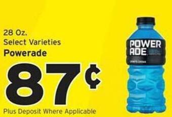 Hannaford Powerade offer