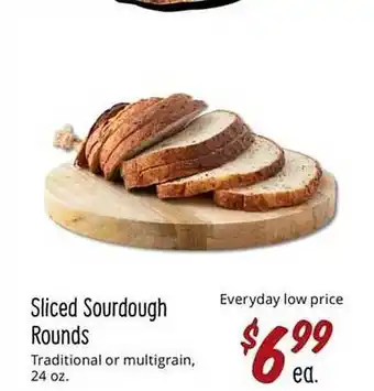 Sprouts Farmers Market Sliced sourdough rounds offer