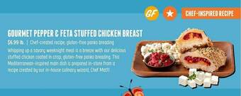 Sprouts Farmers Market Gourmet pepper & feta stuffed chicken breast offer