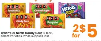 Albertsons Brach's or nerds candy corn offer