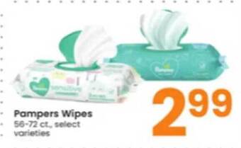Albertsons Pampers wipes offer