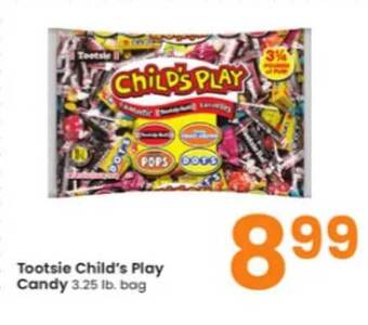 Albertsons Tootsie child's play candy offer