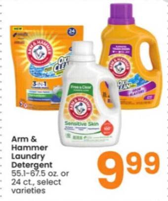 Albertsons Arm & hammer laundry detergent offer