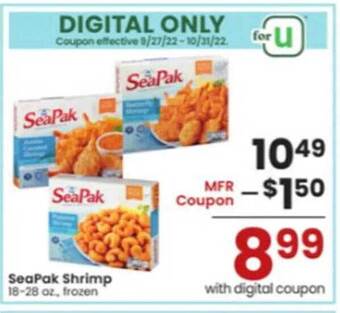 Albertsons Seapak shrimp offer