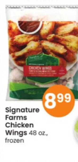 Albertsons Signature farms chicken wings offer