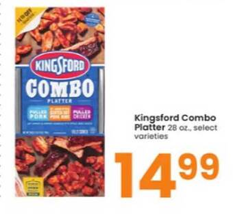 Albertsons Kingsford combo platter offer
