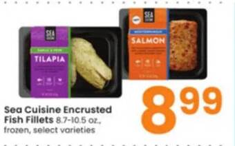 Albertsons Sea cuisine encrusted fish fillets offer