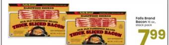Albertsons Falls brand bacon offer