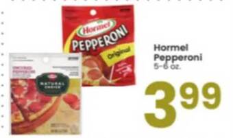 Albertsons Hormel pepperoni offer