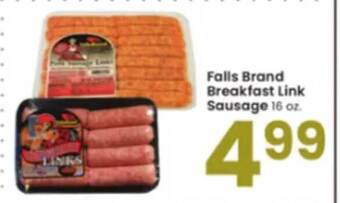 Albertsons Falls brand breakfast link sausage offer