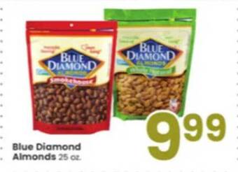 Albertsons Blue diamond almonds offer