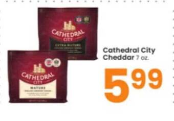 Albertsons Cathedral city cheddar offer